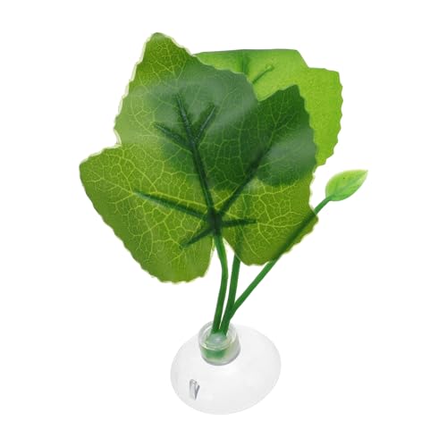 Betta Fish Leaf, Natural Habitat Simulation for Betta Spawnings Grounds, Betta Spawnings Leaves, Resting Bed, Large and Small Leaves, Green