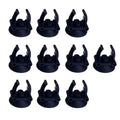 10Pcs Aquarium Suction Cup Clips, 18-22mm, Black, Universal Fish Tank Holders for Heaters, Pumps, Filters and Hood