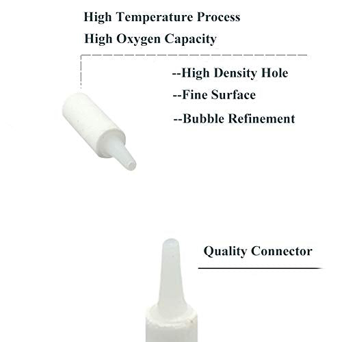 Air Stones Bubble Stones Fit for Aquarium Fish Tank, 0.98 inch, 10 Pieces