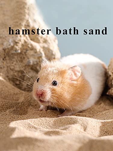 Hamster Bath Sand, 3lb Dust Free Desert Sand or Potty Litter Sand for Hamster Chinchillas Gerbil Syrian Mice Small Animals(Beige) - color: Beige, size: 3lb