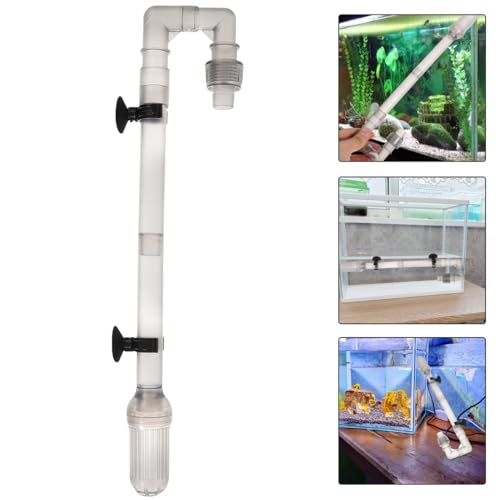 Aquarium Water Inlet Tube 11.81 Inch Plastic Fish Tank Filter Barrel Accessories Compatible with Canister Filter Replacement Easy Installation Uniform Water Flow