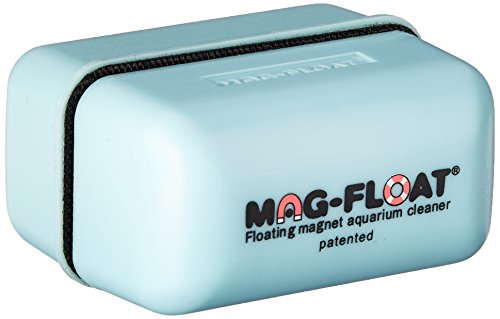 Mag-Float Small Acrylic Aquarium Algae Scraper Cleaner | Magfloat Floating Magnetic Fish Tank Magnet Cleaning Scrubber Brush Tool for Freshwater Saltwater Marine Reef Tanks - size: Small