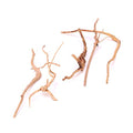 5 Pcs Aquarium Driftwoods Natural Driftwood Fish Tank Decorations Solid Reptile Wood Branches for Fish Tank Small Fish Hiding