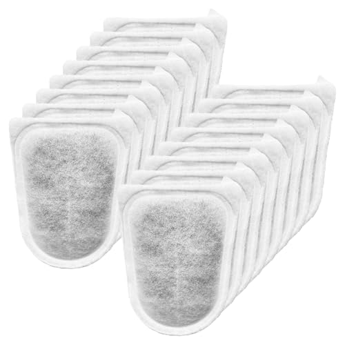 16 Pack Large Replace Filter Cartridge for Whisper EX Filter, Fish Tank Carbon Filter Cartridges for Aquarium, Compatible with Whisper EX30/EX45/EX70 Filters - size: 16 Pack