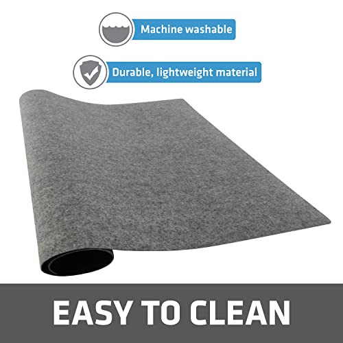 Drymate Premium Under Sink Mat, Waterproof Cabinet Protection Mats for Kitchen & Bathroom, Absorbent Shelf Liners, Slip-Resistant, Machine Washable (USA Made)(24”x29”)(Light Grey)(12-Pack) - color: Light Grey, size: 24" x 29" (12-Pack)