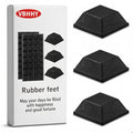 64 Pcs Adhesive Rubber Feet for Electronics, Rubber Bumpers self Adhesive - size: 64 Count (Pack of 1)