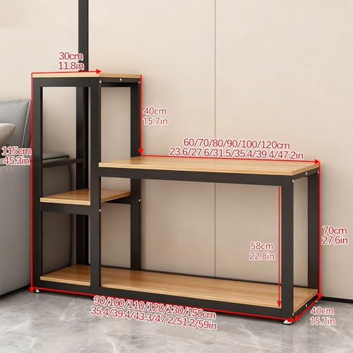 Metal Fish Tank Stand, Non-slip Pads, Multi-tiered Design, Sturdy Support(White A,100cm/39.4in) - color: White A, size: 100cm/39.4in