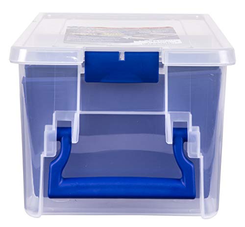 Flambeau Outdoors 4510 Super Half Satchel Soft Bait Organizer 15x8x6.25-Inch Ultimate Waterproof Tuff Tainer Fishing Tackle Tray Box (Includes Zerust Dividers)