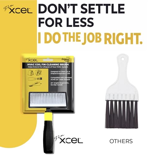 HVAC Coil Cleaner Brush for AC Evaporator & Condenser Coil Cleaning