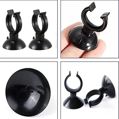 50Pieces Aquariums Suction Cups Clamp Fixing Buckles for Easy Fishtank Plant Attachment Strong Aquarium Clip for Tube Fish Tanks Suction Holder