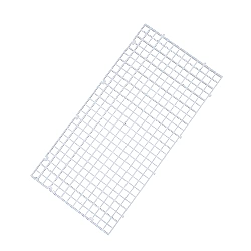 ALEGI 12 Pcs Aquarium Fish Tank Divider Plastic Egg Crate Aquarium Filter Bottom Tray Grid Isolation Board Partition Net Pane Separator (S 12pcs) - size: S 12pcs
