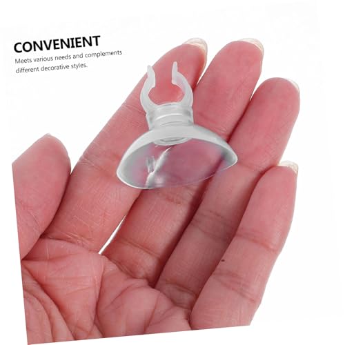 9pcs Aquarium Cup Clips Durable Suction Holders for Tubing Stable Inlet Outlet Support Easy Installation for Home Office Fish Tank Accessories - size: 3.30X3.30X2.60CM