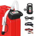Rechargeable Fuel Transfer Pump with Auto Stop Sensor, Fast 3.2 GPM Flow Gas Can Pump Portable Fuel Pump, Lithium-Ion Battery Gas Transfer Pump for Gasoline, Oil, Diesel, Gifts for Men Fathers Day