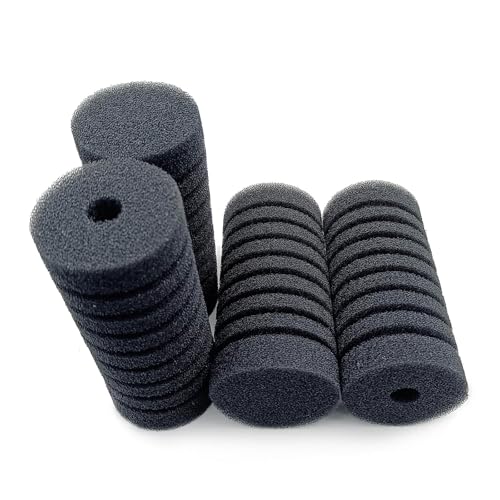 Aquarium Sponge Filter Replacement Sponges (4-Pack) for 229C (20-55 Gallon) - size: Replacement sponge（20-55 gallon)