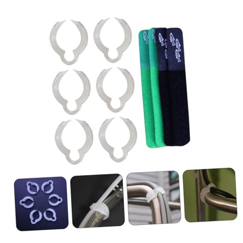 YARNOW 1set Led Light Clips Wire Light Stand Cable Clamps Rope Mounting Clips for Cords