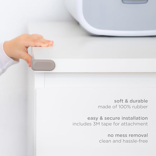 Ubbi Corner Protectors, Furniture Corner Guards for Baby and Toddlers, Baby Proof Covers, Baby Safety, Taupe, 16 Piece Set - size: One Size, style: Taupe Corner Protectors