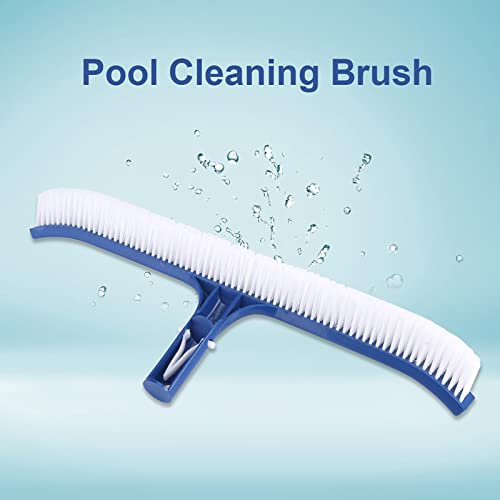 Chrees 43cm Pool Brush Swimming Pool Scrubber Brush with Strong Material, Household Bath Tub Fish Tank Tool Without Holder for Removal on Walls Floors