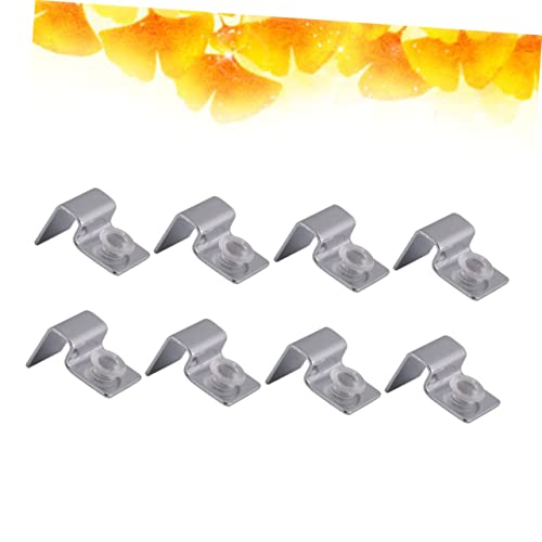 Angoily 8Pcs Stainless Steel Fish Tank Cover Support Bracket Durable Aquarium Rack for Covers Practical and Safe Fish Tank Accessories
