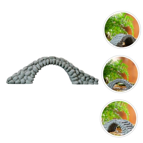 FRCOLOR Fish Tank Bridge Figurine Fairy Garden Bridge Miniature Resin e DIY Accessories for Fish Tank Decoration for Bonsai, Garden, and Indoor Decoration