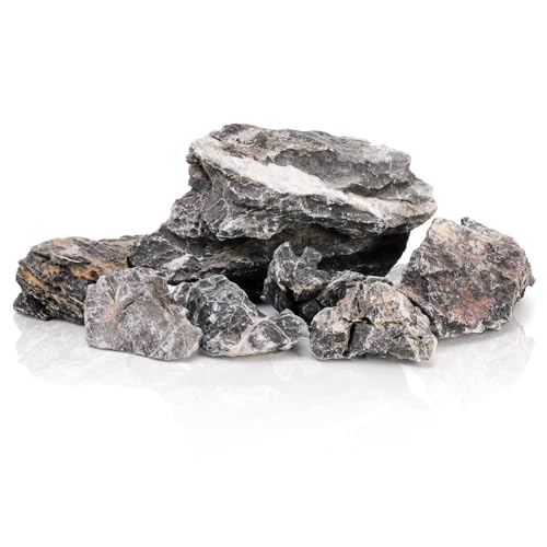 12lb Seiryu Stone, Aquarium Rocks for Terrariums, Paludarium, Vivariums, Reptile, Amphibian Enclosures, Fish Tank Decor for Aquarium Landscaping Models