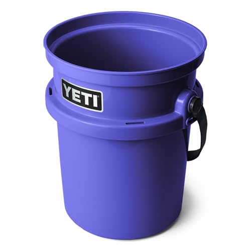 YETI Loadout 5-Gallon Bucket, Impact Resistant Fishing/Utility Bucket - color: Ultramarine Violet