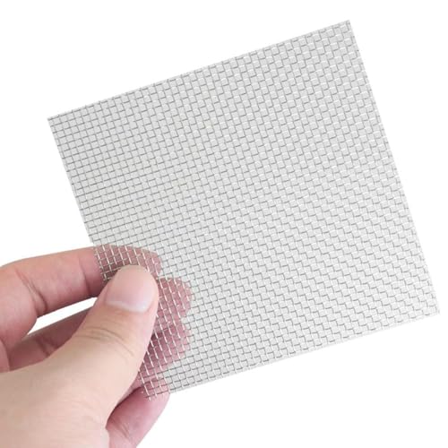 Heyous 6PCS Aquatic Plant Stainless Steel Wire Mesh Pad 10x10cm Aquarium Planting Net for Pump Chambers and Filter Inlets