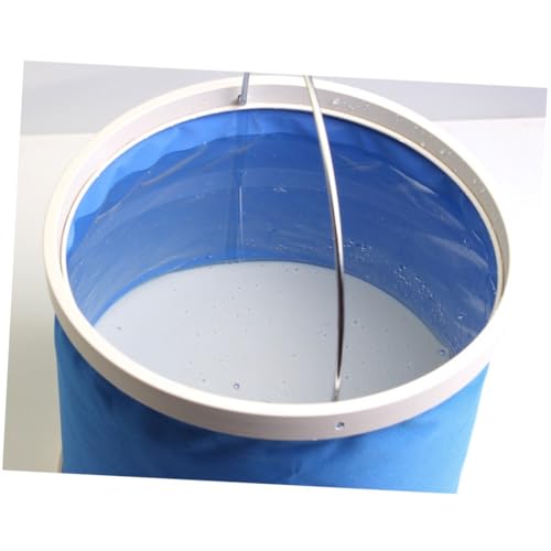 Gatuida Portable Collapsible Bucket Folding Water Container for Camping Hiking Fishing and - color: Blue