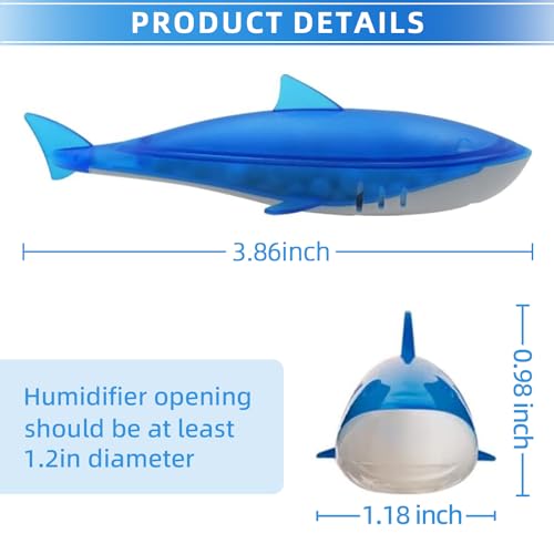Humidifier Cleaner Fish 6 Pack,Humidifiers Fish Tanks Cleaner,Warm&Cool Most Humidifiers and Fish Tank,Purifier Water (Blue) - color: Blue