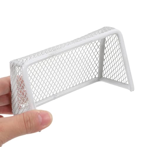 POPETPOP Fish Tank Decorations Mini Soccer Goal Indoor Mini Net Football Frame Toy Aquarium Football Frame Soccer Net for Doolhouse Aquarium Decor