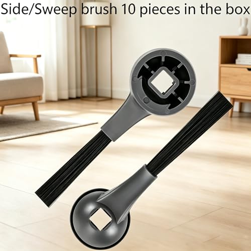 24pcs Big-Kit Replacement Part Accessories Compatible for Shark IQ R101AE RV1001AE AV912S AV1002AE RV100AE UR1000SR Side/Sweep Brush Filter Main/Roller/Cover/Self-Clean Base Filter - color: 24pack