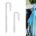 2PCS Glass U Shape Tube for Aquarium Air Pump Fish Tank Aquarium CO2 Diffuser Connect Tube
