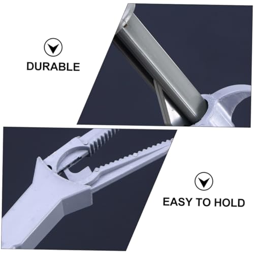INOOMP 2pcs Aquatic Plant Tongs Extra Long Tweezers for Aquarium Maintenance Plastic Cleaning Tools for Fish Tank Plants