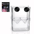 Boxtech Aquarium Fish Tank Hatchery Incubator Breeding Box, Acrylic White Breeder Isolation Divider Hatching Boxes Accessory Small Baby Fishes Shrimp Clownfish Guppy - size: M - 3.93*2.75*5.03 IN