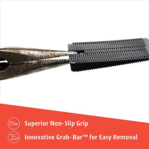 Wobble Wedge - Flexible Plastic Shims - Black - Multi-Purpose Wedges, Standard Size Wedge - 1.92" x 1.11" x 0.25" - size: 10