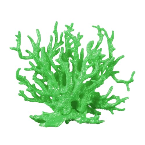 Aquarium Coral Decoration, Fish Tank Decorations Fish Tank Coral Ornaments, 5.9x2.2x4.7 Inch, (Green, 1 Pcs), Intended for Aquarium Landscaping Decor - color: Green, size: 5.9x2.2x4.7 Inch