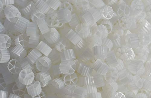 K2 Bio Filter Media Moving Bed Biofilm Reactor (MBBR) for Aquaponics, Aquaculture, Hydroponics - Ponds - Aquariums by Wholesale Koi Farm, (2 Cubic Feet) - size: 2 Cubic Feet