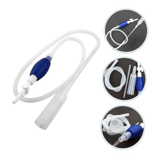 SUPVOX Aquarium Water Changer Manual Siphon Pump Fish Tank Gravel Vacuum Tool Medium Size for Fish Tank Water Change and Aquarium Maintenance