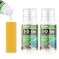 Aquarium Background Gel, 60ML(2OZ) Glue for Fish Tank with Sponge and Scraper, Easy to Apply, Clearer and Brighter(2pcs) - size: 120ml