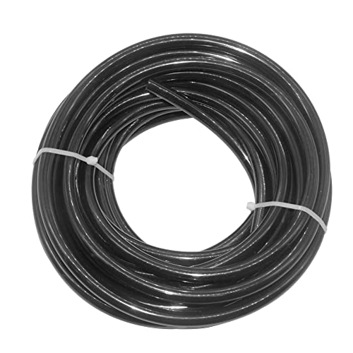 Pneumatic 1/2” OD Tubing 32.8Ft PU Air Tube Hose Pipe for Air Line or Water Transfer (1/2 inch 10M Black) - color: Black, size: 1/2"OD-32.8ft