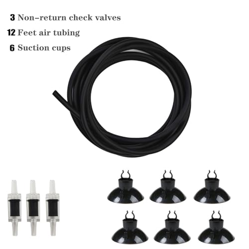ALEGI Aquarium Sponge Filter 30 Gallon,Quiet Sponge Filter with Air Stone for Betta Fry Shrimp and Small Fish (3 pcs) - size: 3 pcs