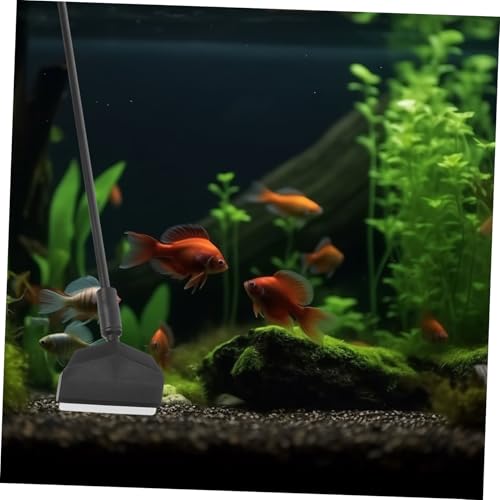 Toddmomy 1 Set Aquarium Tool Scraper Brush for Fish Tank Maintenance Ergonomic Handle Efficient for Home Aquariums and Aquascaping Supplies