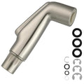 Hygie Rinse Universal Fit Kitchen Sink Spray Attachment, Kitchen Sink Side Sprayer Head Compatible with Delta, Moen, Kohler and Other OEM Brands Spray Head, Brushed Nickel - color: Brushed Nickel, style: Nozzle Head Only