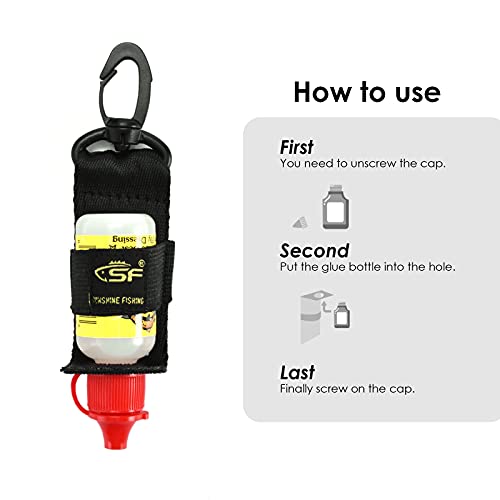 SF Fly Fishing Fly Floatant Bottle Holder 2 Pcs