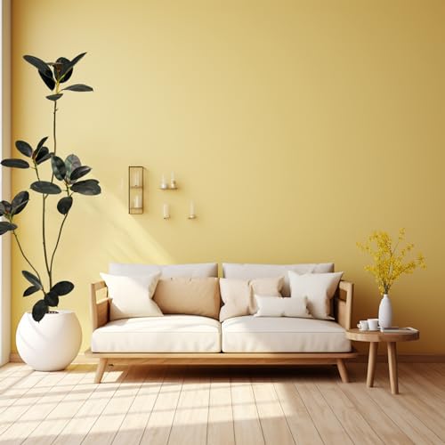 Artificial Rubber Tree,6ft Tall Fake Plants Artificial Rubber Plants for Indoor, Fake Trees for Office Home Living Room Floor Patio Greening Porch Decor。