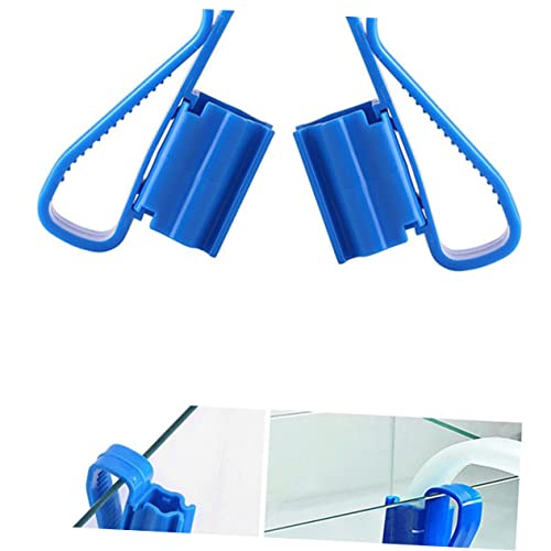 2pcs Aquarium Filtration Hose Clip Tube Holder for Fish Tank Water Pump Easy Installation for Cleaning Tanks and Buckets Compatible Various