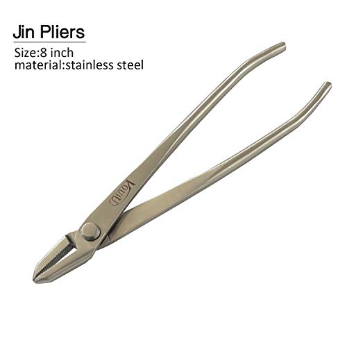 vouiu 6-Piece Bonsai Tool Set,Knob Cutter,Trunk Splitter,Concave Cutter,Wire Cutter,Jin Pliers,Bonsai Scissors