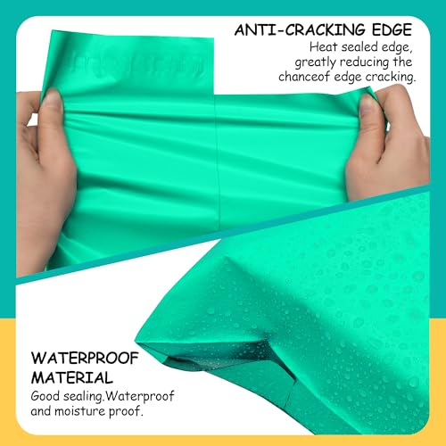 Poly Mailers 10x13 inch 25 Pcs, Plastic Mailing Envelopes with 2.4mil Thickness, Waterproof and Tear-resistant Shipping Bags for Clothing, Tamper Proof Self-Seal Mailers Poly Bags, Teal - color: Teal, size: 10x13 Inch 25 Pcs
