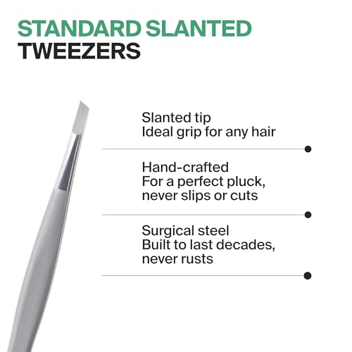 GERMANIKURE Slanted Tweezers - No Case - Made in Solingen Germany - style: No Sleeve