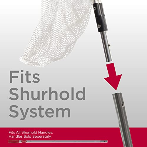 Shurhold 1825 Shrimp and Shad Dip Net Durable Fishing Net with Strong Handle for Bait and Small Fish - 17" x 20" x 30"