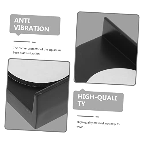 1set Collision Corner Cushions for Fish Tanks Protective Safety Bumpers for Home Use Easy to Attach Corner Guards for Collision Prevention and Stability 4pcs